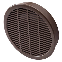Brown Round Vent Grill, Fits 4'' Hole