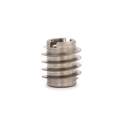 Threaded Insert for Hard Wood - 303 Stainless - 8-32