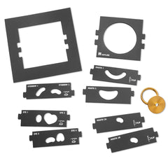 Rockler Interlock Signmaker's Templates, Emoji Kit