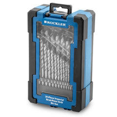 Rockler Imperial Brad-Point Drill Bit Set with Case, 29-Piece