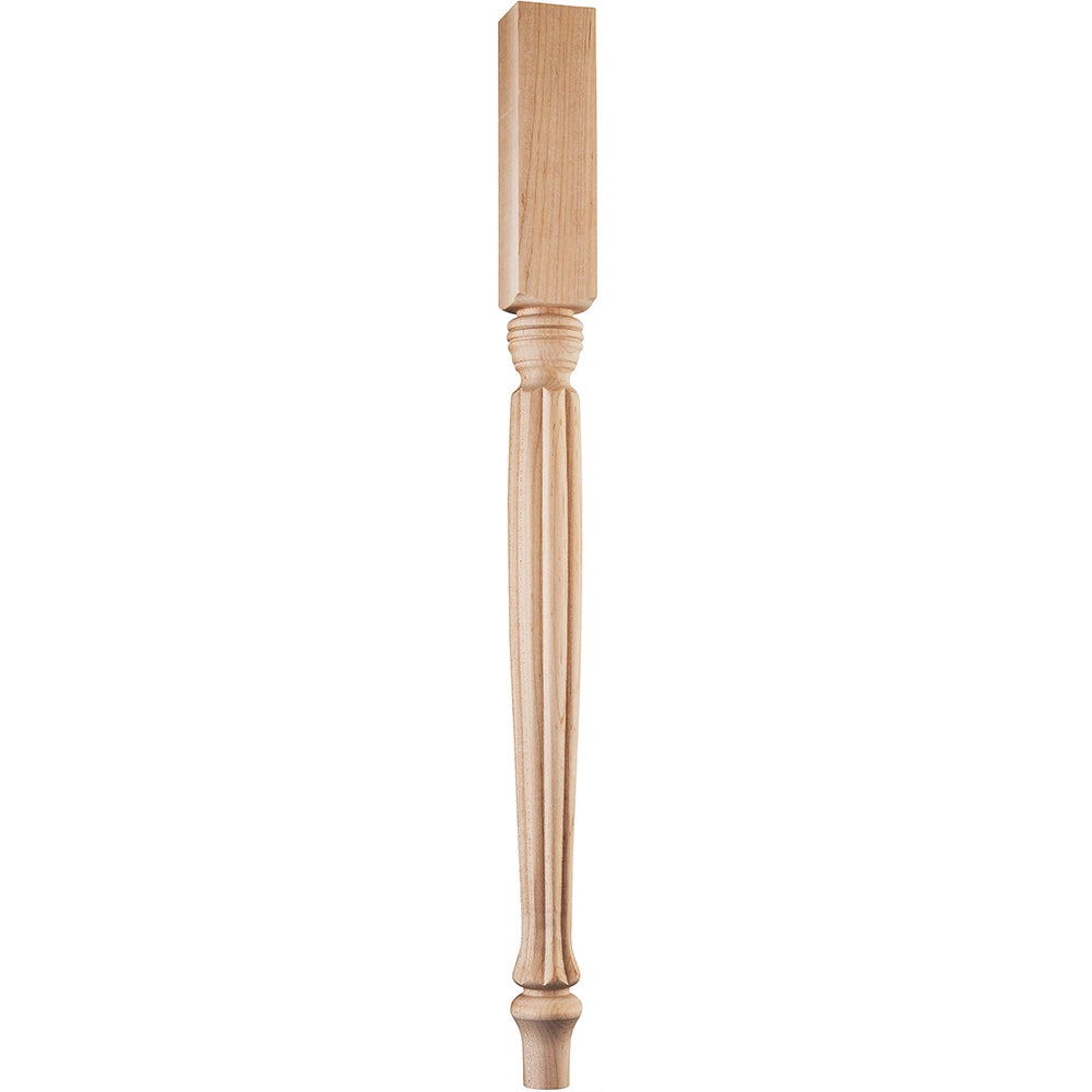 29" Maple Country French Table Leg