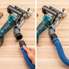 Dust Right FlexiPort Power Tool Hose Kit with Click-Connect, 3' to 12' Expandable Hose