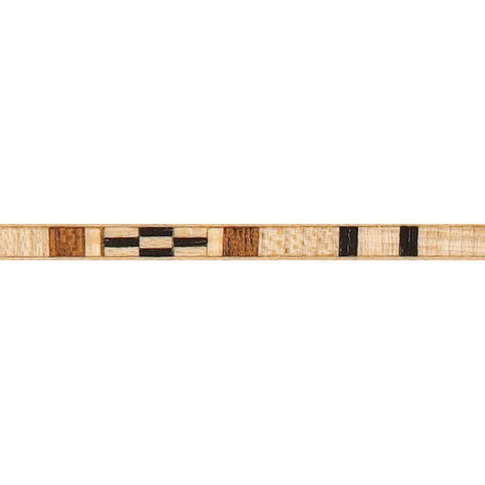 Maple Black Mahogany Southwest Inlay Banding, 3/16'' W