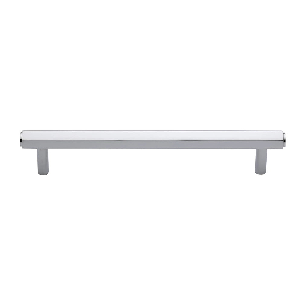 11-1/4''  Hex Modern Cabinet Pull, Polished Chrome