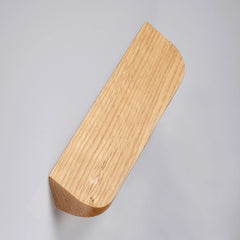 7-7/8''  Angled Designer Wood Cabinet Pull, Oak