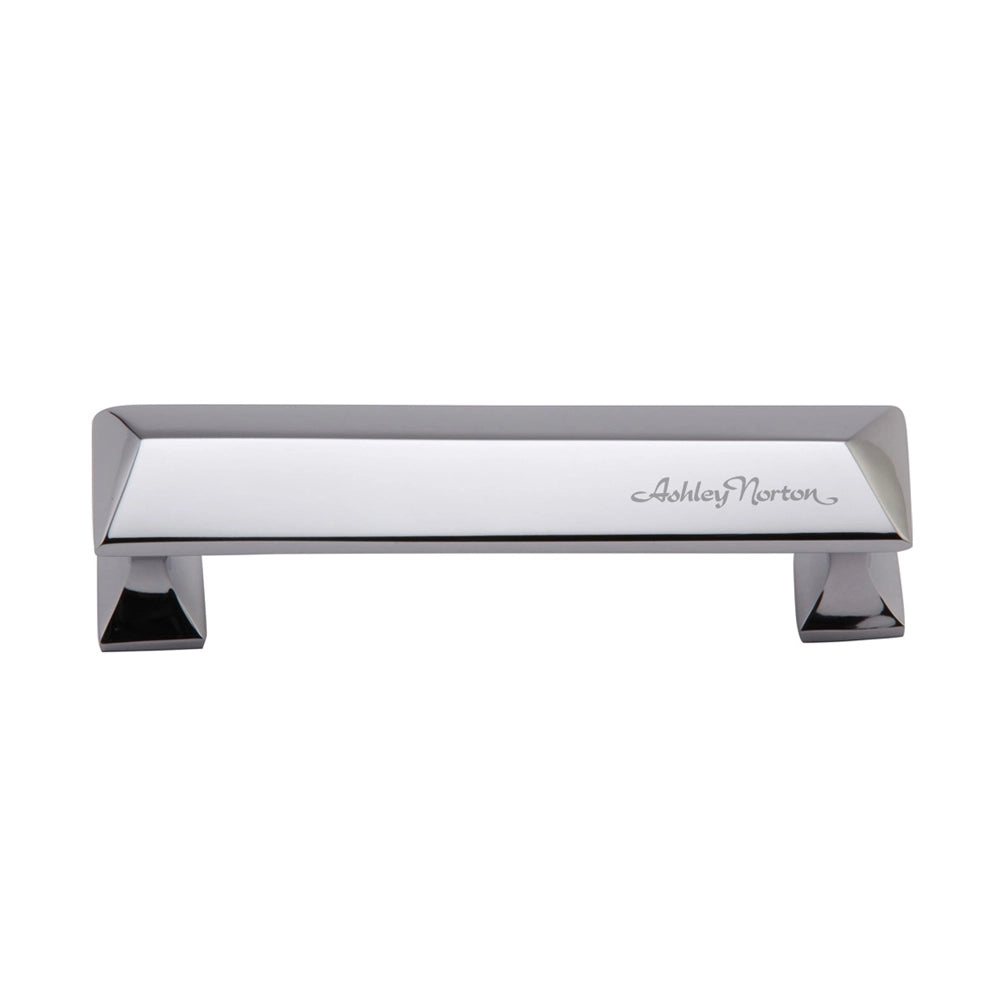4-3/8''  Pyramid Cabinet Pull, Polished Chrome