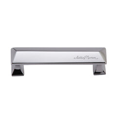 4-3/8''  Pyramid Cabinet Pull, Polished Chrome