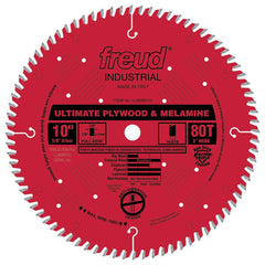10" x 80T Freud Industrial Ultimate Plywood & Melamine Blade (LU80R010)