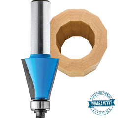 Rockler 15° Chamfer Router Bit - 15/16" Dia x 7/8" H x 1/2" Shank