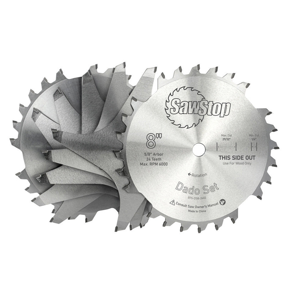 SawStop 8'' Premium Dado Set