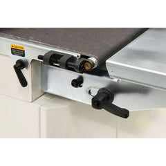 Folding Infeed/Outfeed Tables for Jet 2550 25'' Drum Sander and 2244OSC Oscillating Drum Sander