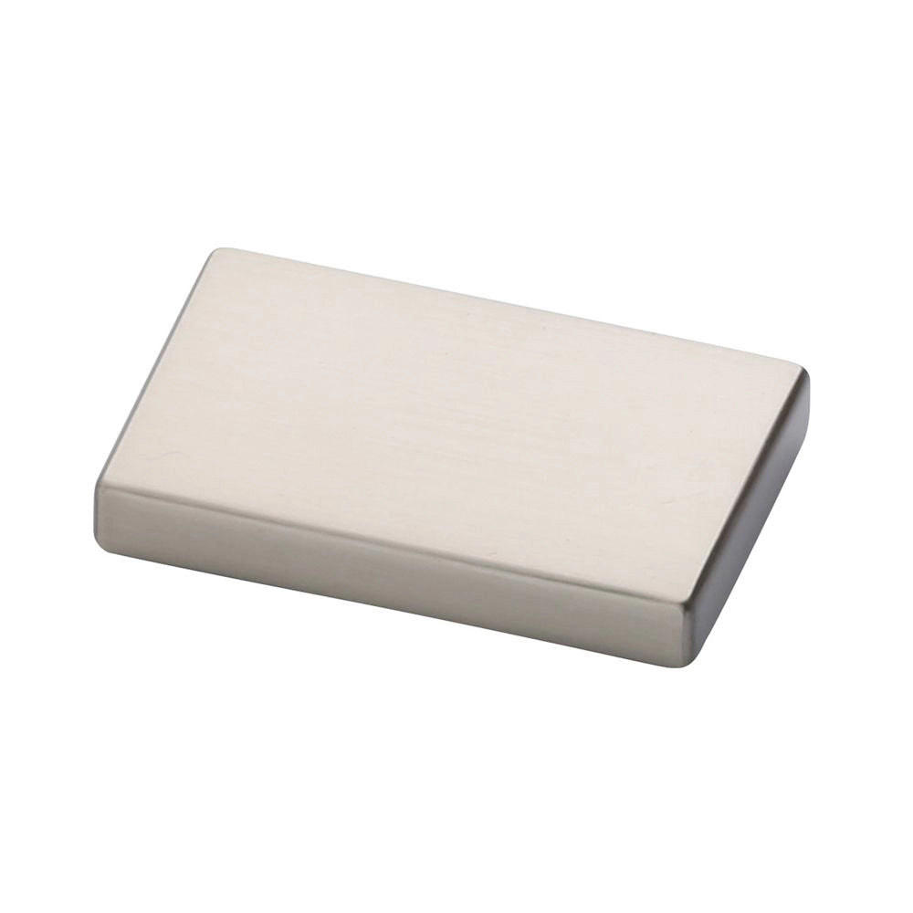 2'' Modern Flat Cabinet Knob, Satin Nickel