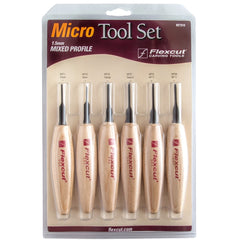 FlexCut® MT910 1.5mm Mixed Profile Micro Carving Tool Set