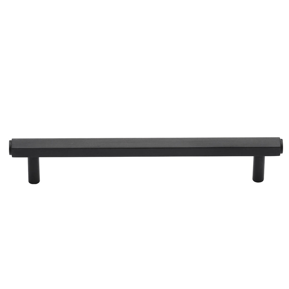 9-1/4''  Hex Modern Cabinet Pull, Dark  Oil-Rubbed