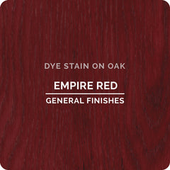 General Finishes Water Based Dye Stain, Empire Red, Pint