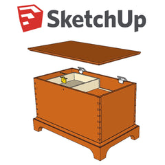 Cherry Blanket Chest SketchUp Plan