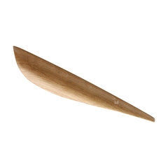 10''  Wave Designer Wood Cabinet Pull Left-Side, Walnut