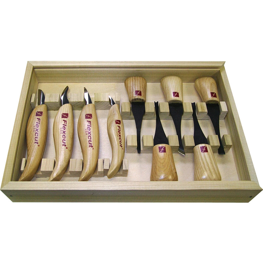 FlexCut® Deluxe Palm/Knife Set