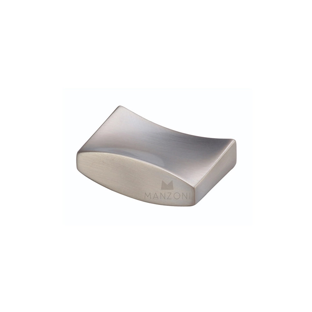 1-3/4''  Leaf Cabinet Knob, Satin Nickel