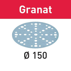 1000-Grit 6'' Festool Granat D150 Abrasive Discs, 50-Pack (575175)