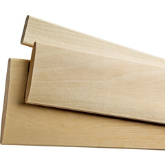 Basswood Traditional Shutter Slat - 1/4" x 1-1/4" x 58"
