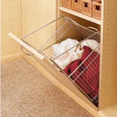 Tilt Out Hamper Basket, Chrome, Wire (CTOHB-211319-CR-52)