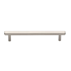 11-1/4''  Hex Modern Cabinet Pull, Satin Nickel