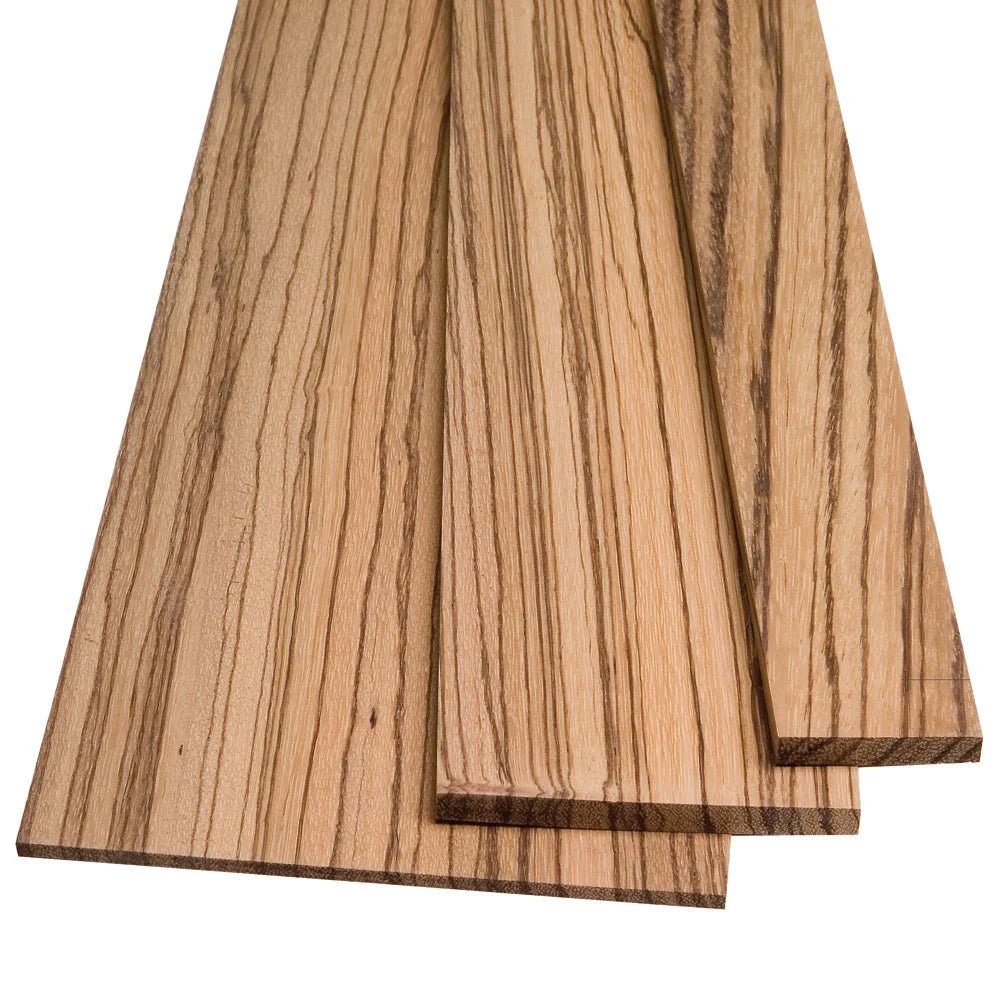 Zebrawood by the Piece, 3/4" x 3" x 24"