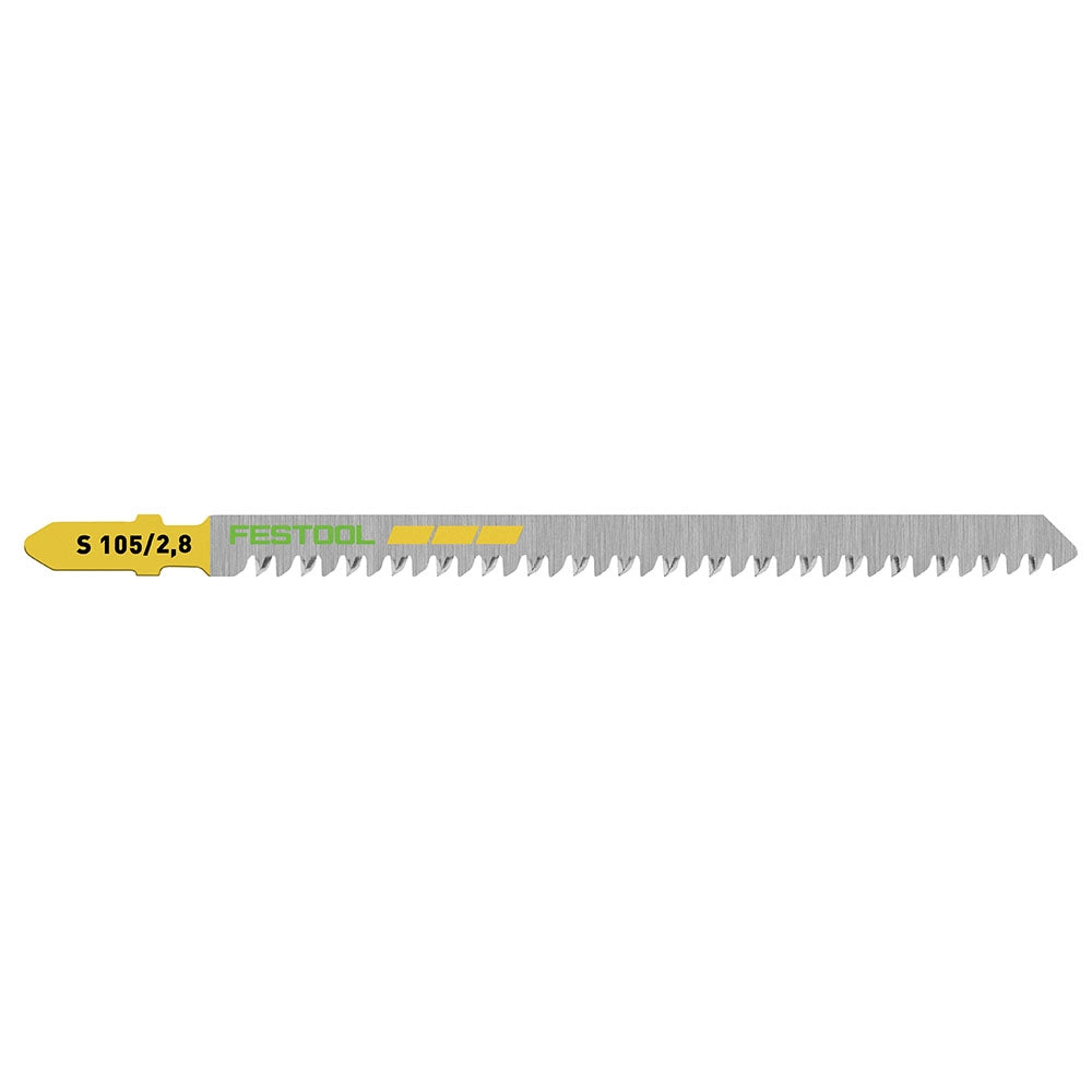Festool Jigsaw Blades, Wood Straight Cut, S 105/2,8/5, 5-Pack (204262)