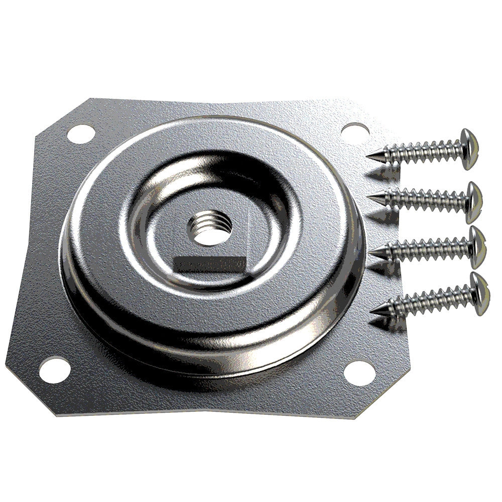 Flat Table Leg Mounting Plate for 5/16''-18 Hanger Bolts