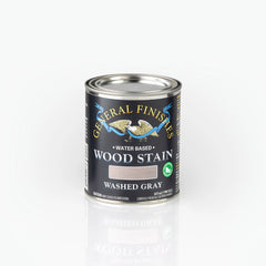 General Finishes Water Based Wood Stain, Washed Gray, Pint