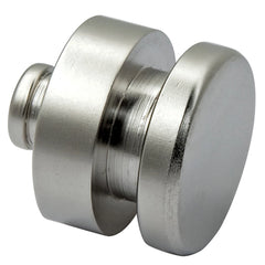 Satin Nickel Foot/Knob for Jewelry Box, 1/2" Diameter