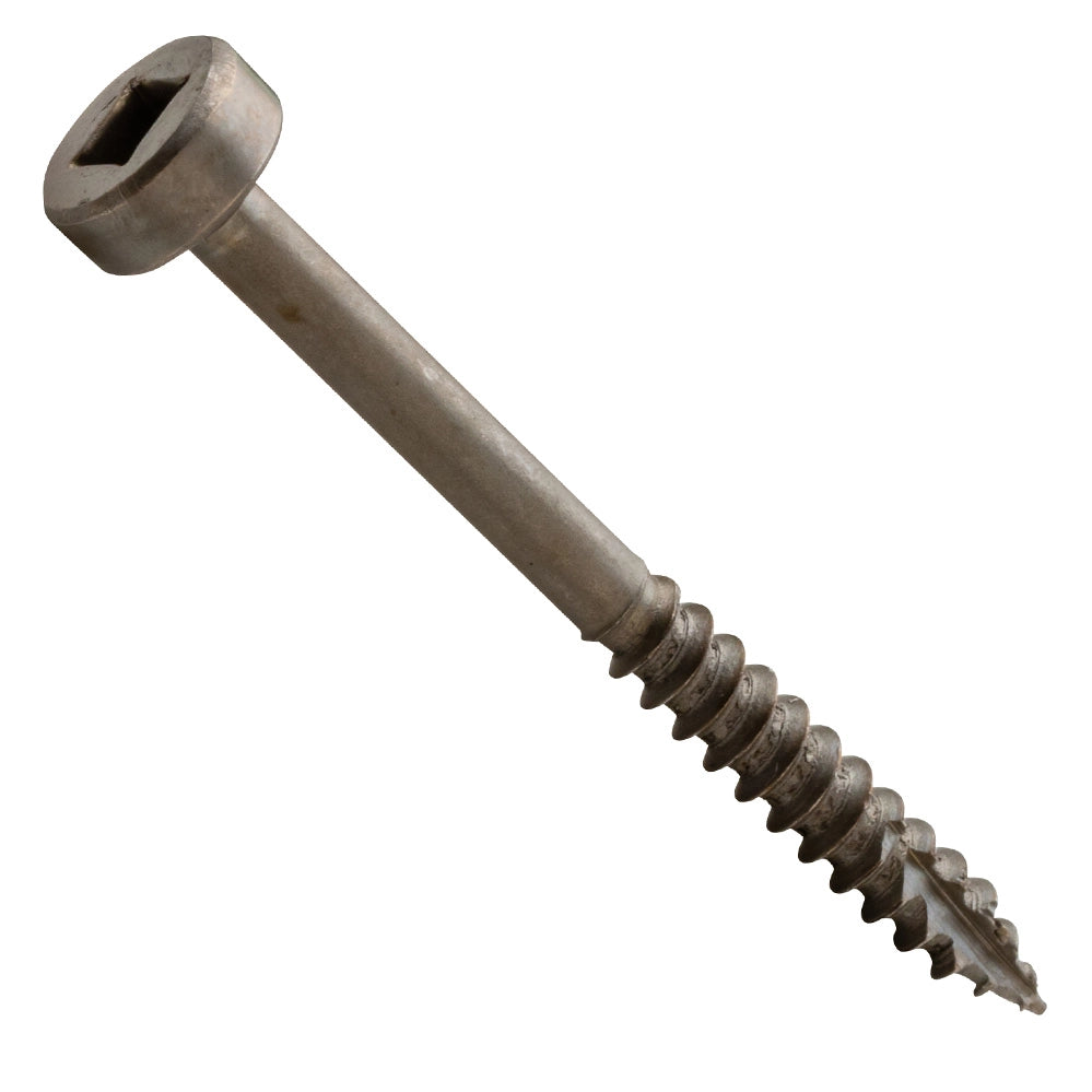 Centerline #7 x 1-1/2'' Pan Head Square Drive Pocket Hole Screws, Fine Thread, Lube Finished, 200-Pack