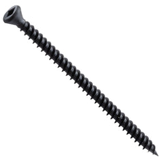 Centerline #6 x 2-1/4'' Trim Head Square Drive Wood Screws, Black, 100-Pack