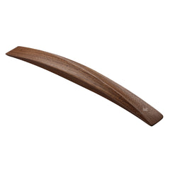 9-3/4''  Ridged Designer Wood Cabinet Pull, Walnut