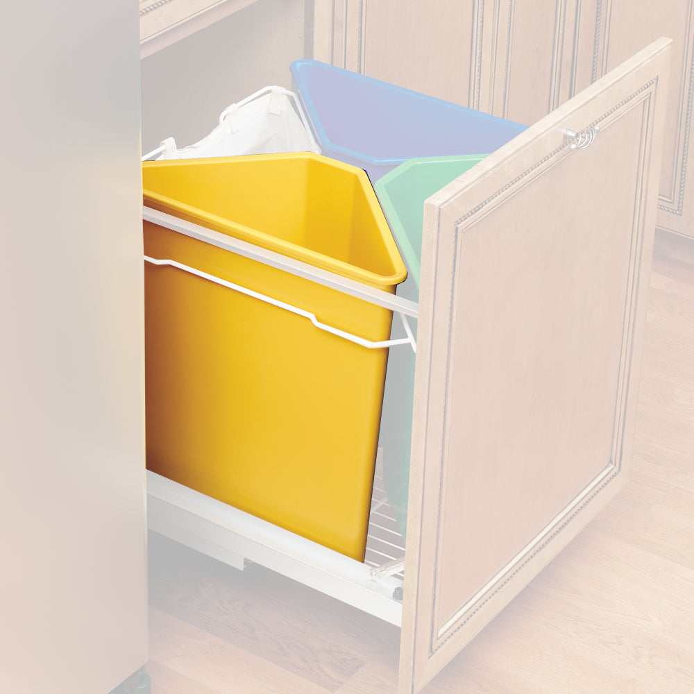Rev-A-Shelf Recycle Center Replacement Container-Yellow