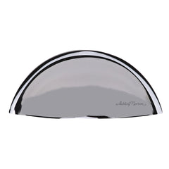 3-1/4''  Rear Mounted Modern Cabinet Bin Pull, Satin Brass