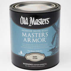 Old Masters Armor Acrylic Water-Based Finish, Quart, Satin