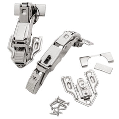 Blum Clip Top BLUMotion 155° Zero Protrusion Hinges, Nickel, Face Frame, 5/8'' Overlay