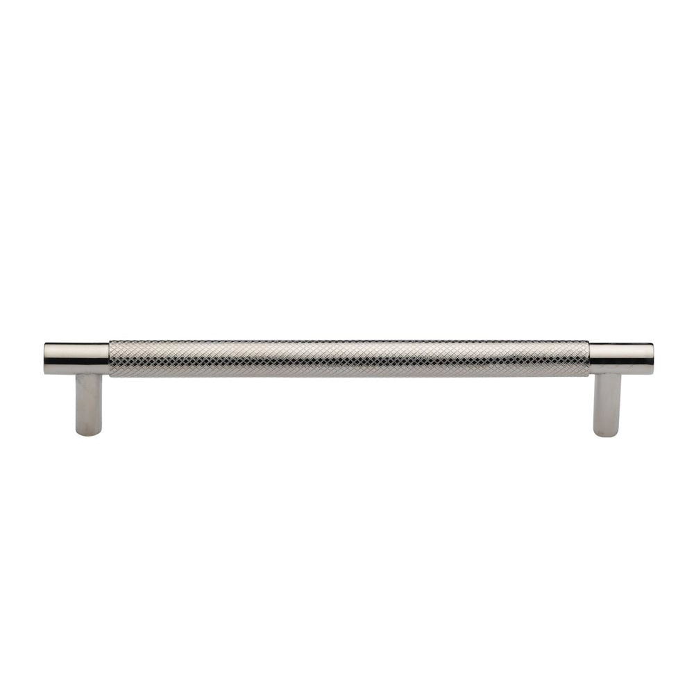 9''  Bern Knurled Cabinet Pull, Polished Nickel