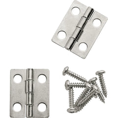 3/4" x 5/8" Butt Hinge, Nickel