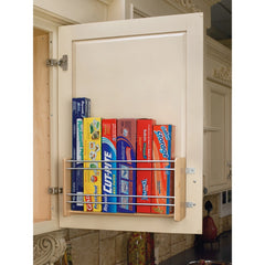 Door Storage Foil Rack Wall Accessories - 15 in.