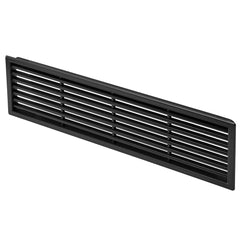 Black Rectangular Vent Grill, Fits 2-1/2'' x 10'' Opening