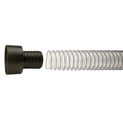 Dust Right Flared Quick Coupler, 4'' Port to 2-1/2'' Hose