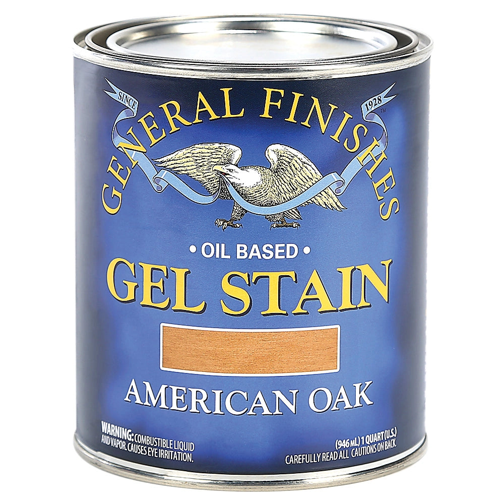 General Finishes Gel Stain, American Oak, Quart