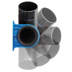 Dust Right Ready-Mount 4''-to-2-1/2'' Y-Connector