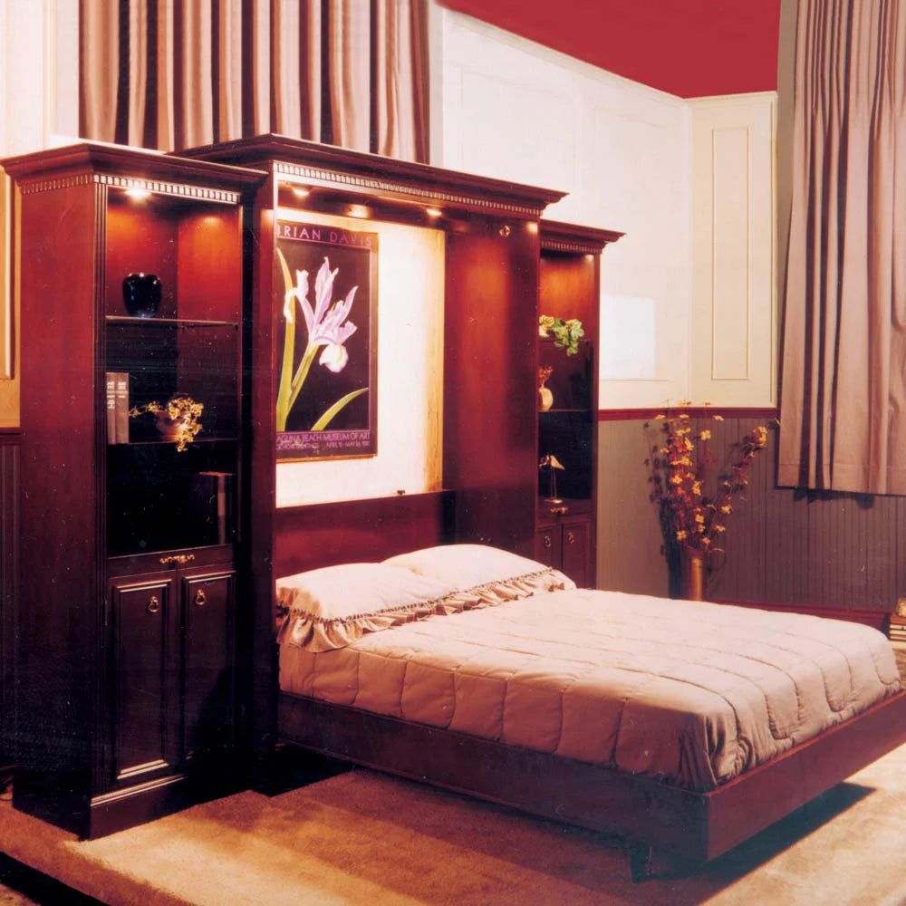 Bookcase System Plan for Murphy Bed